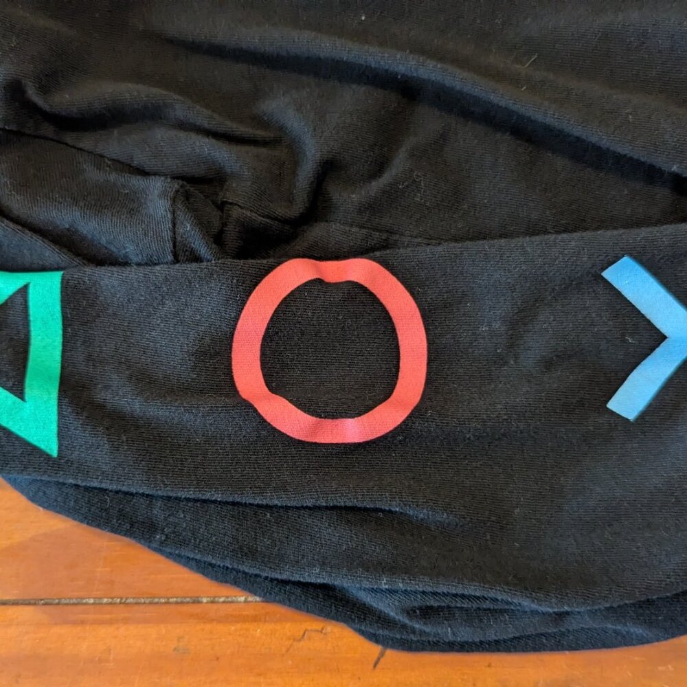 PlayStation Logo Men’s Long Sleeve Shirt – Black, Size XL - Picture 3 of 9